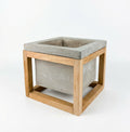 Vaso cubo con supporto h.17 Vasi & Portavasi