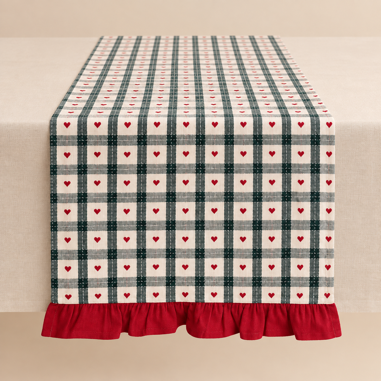 Runner da Tavola con Gala Cuori Incantati 45 x 150 cm