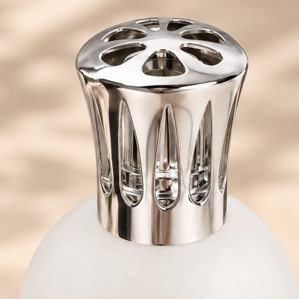 Lampada Catalitica Satin in Vetro Satinato Bianco 17 x 9 cm