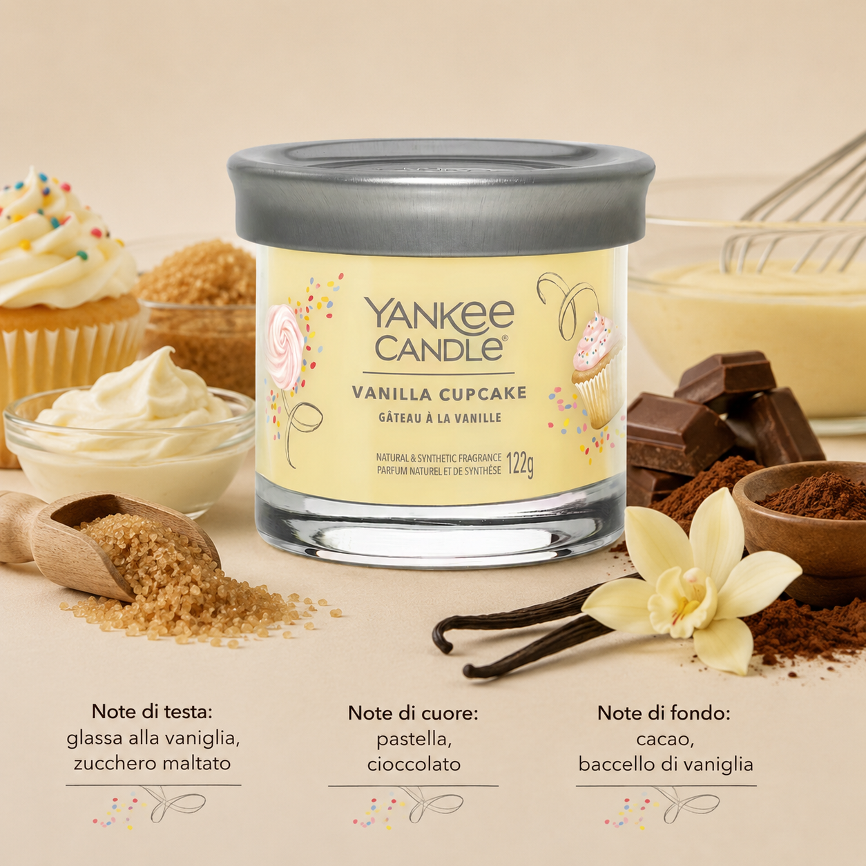 Yankee Candle candela tumbler 122gr Vanilla Cupcake