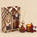 Set Regalo Natalizio Profumato – Diffusore e Candela Cannella