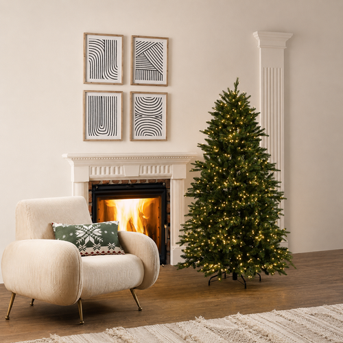 Albero di Natale Cristallo EDG con 1500 mini LED h.180cm