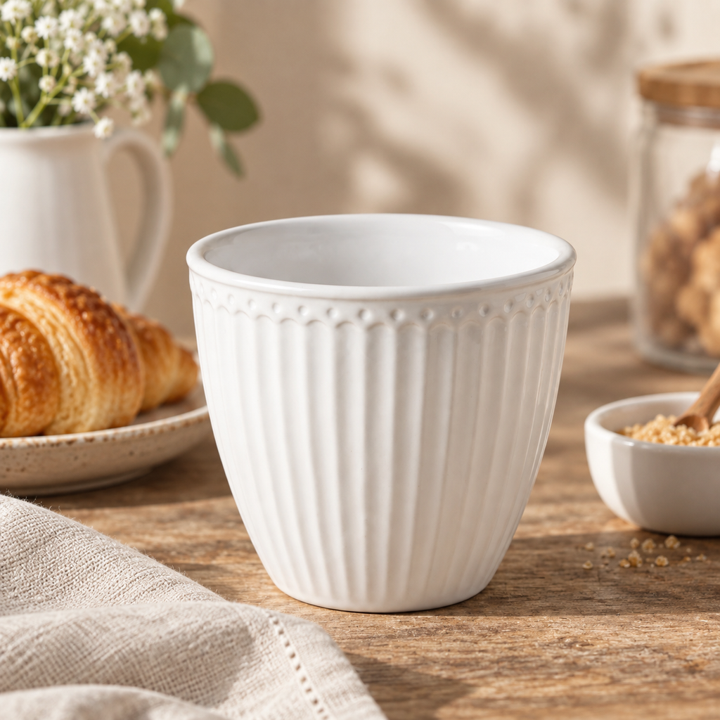 Latte cup Alice bianca