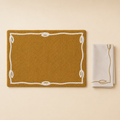 Il Set Tovaglietta Americana con Tovagliolo Blanc Mariclò - Collezione Geometrika