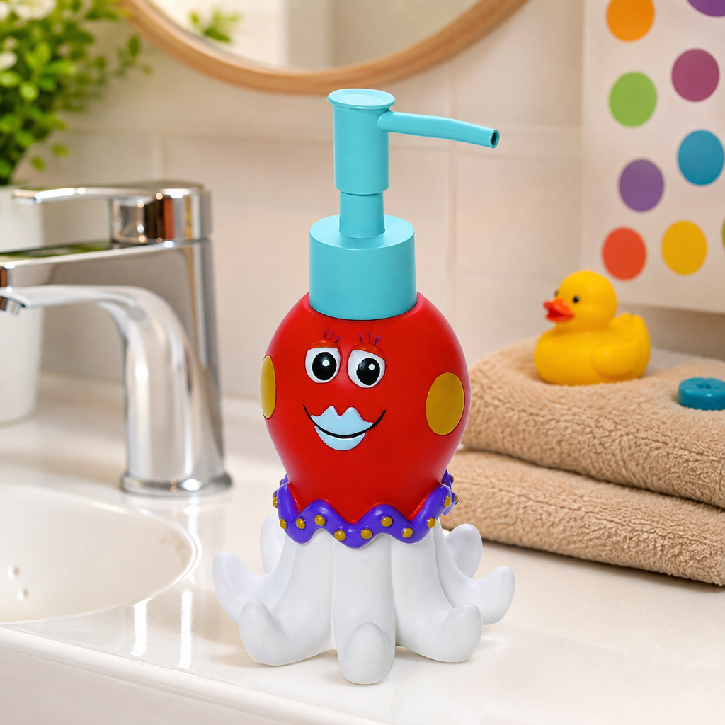 Dispenser Sapone Polpo Party – Ø 9 x H 17 cm
