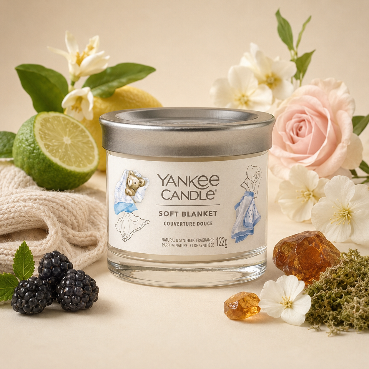 Yankee Candle candela tumbler 122gr Soft Blanket