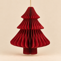 Albero di Natale in Carta Avorio da Appendere H 22 x Ø 18 cm - EDG