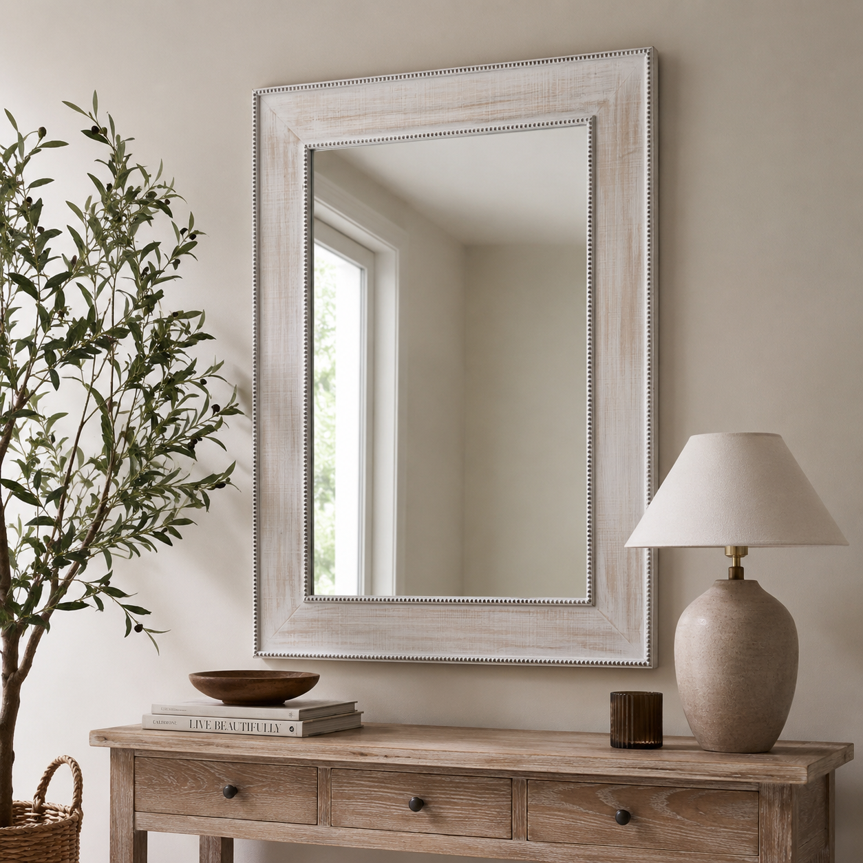 Specchiera rettangolare Country Elegante