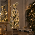 Albero Innevato con LED H.57 cm