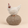 Gallina Decorativa con Uovo 8 x 6 x 12 cm