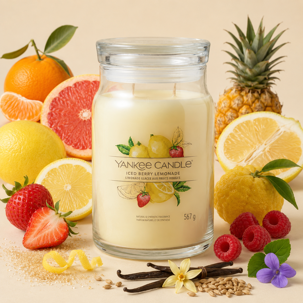 Yankee Candle Giara 567gr Iced Berry Lemonade