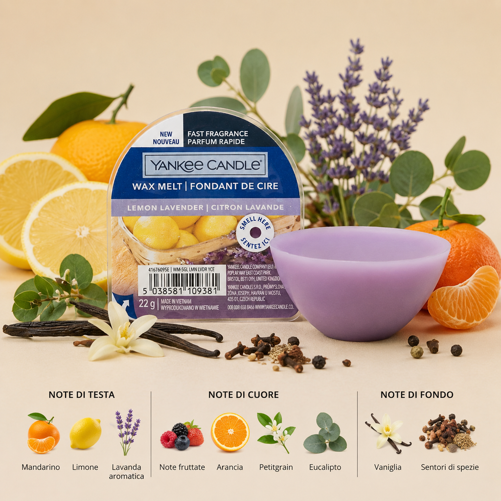 Yankee Candle cera Lemon Lavander