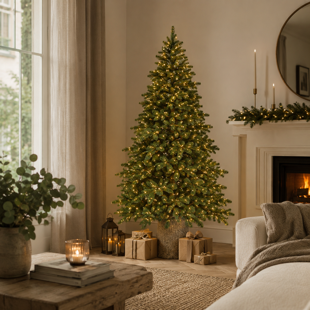 Albero di Natale Imperial NEW EDG con 2500 Mini LED h.180 cm