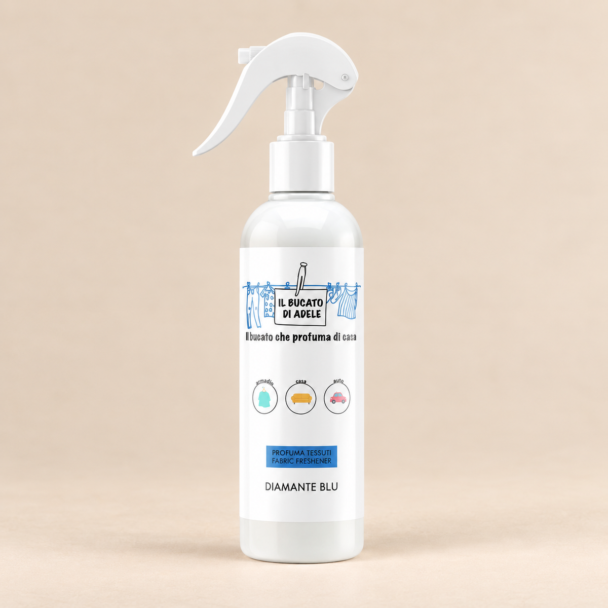 Spray tessuti Il bucato di Adele Diamante blu