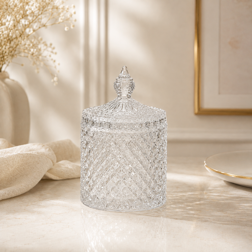 Contenitore Diamonds h.14cm