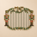 Tovaglietta in Vinile Nutcracker Blanc Mariclò 47 x 34 cm verde