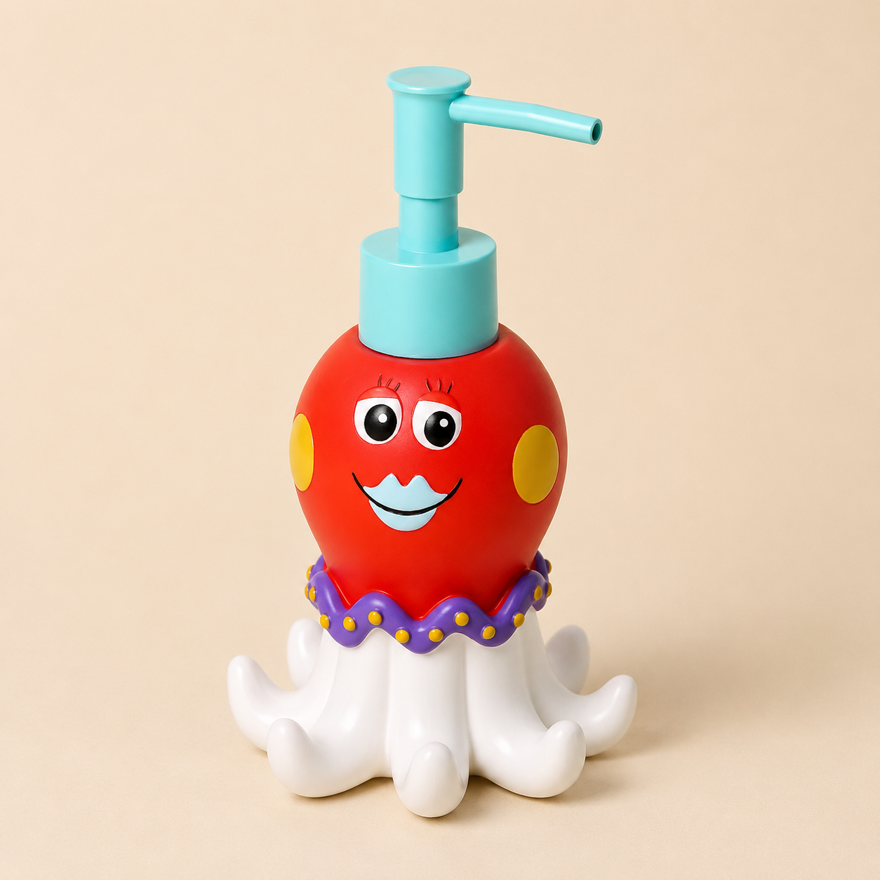 Dispenser Sapone Polpo Party – Ø 9 x H 17 cm