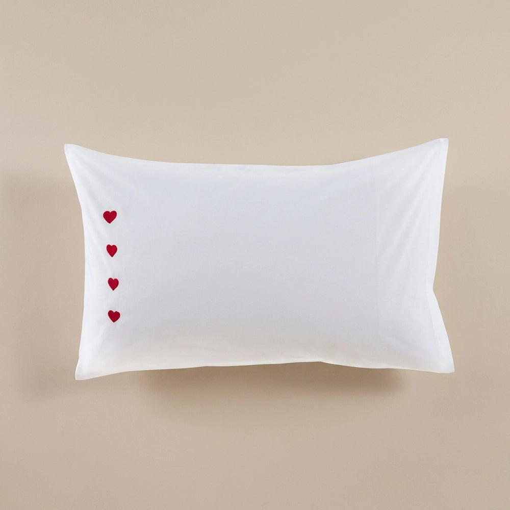 Federa cuscino “Je t aime cuori”