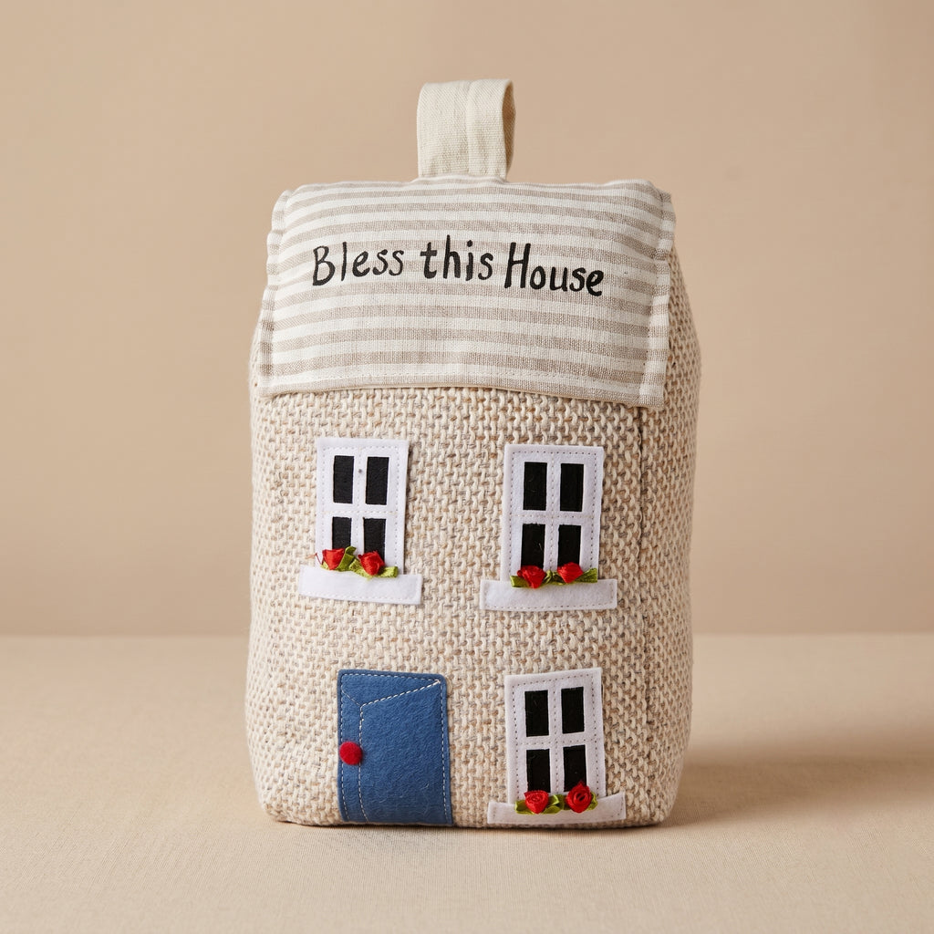 Fermaporta casetta Dolce villaggio Bless this house