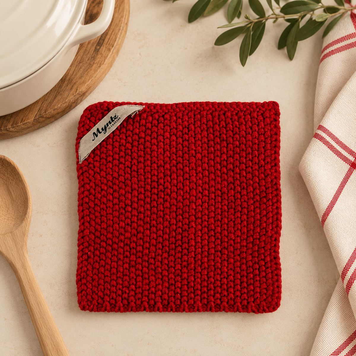 Presina in Maglia Mynte Rossa 22 x 22 cm