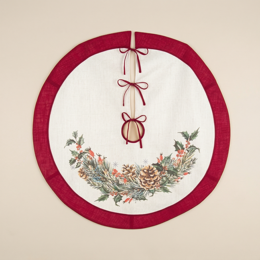 Copribase albero di natale Jingle Bells