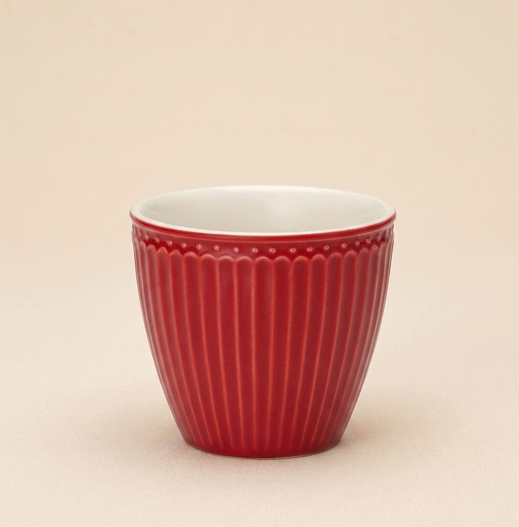 Latte cup Alice rossa