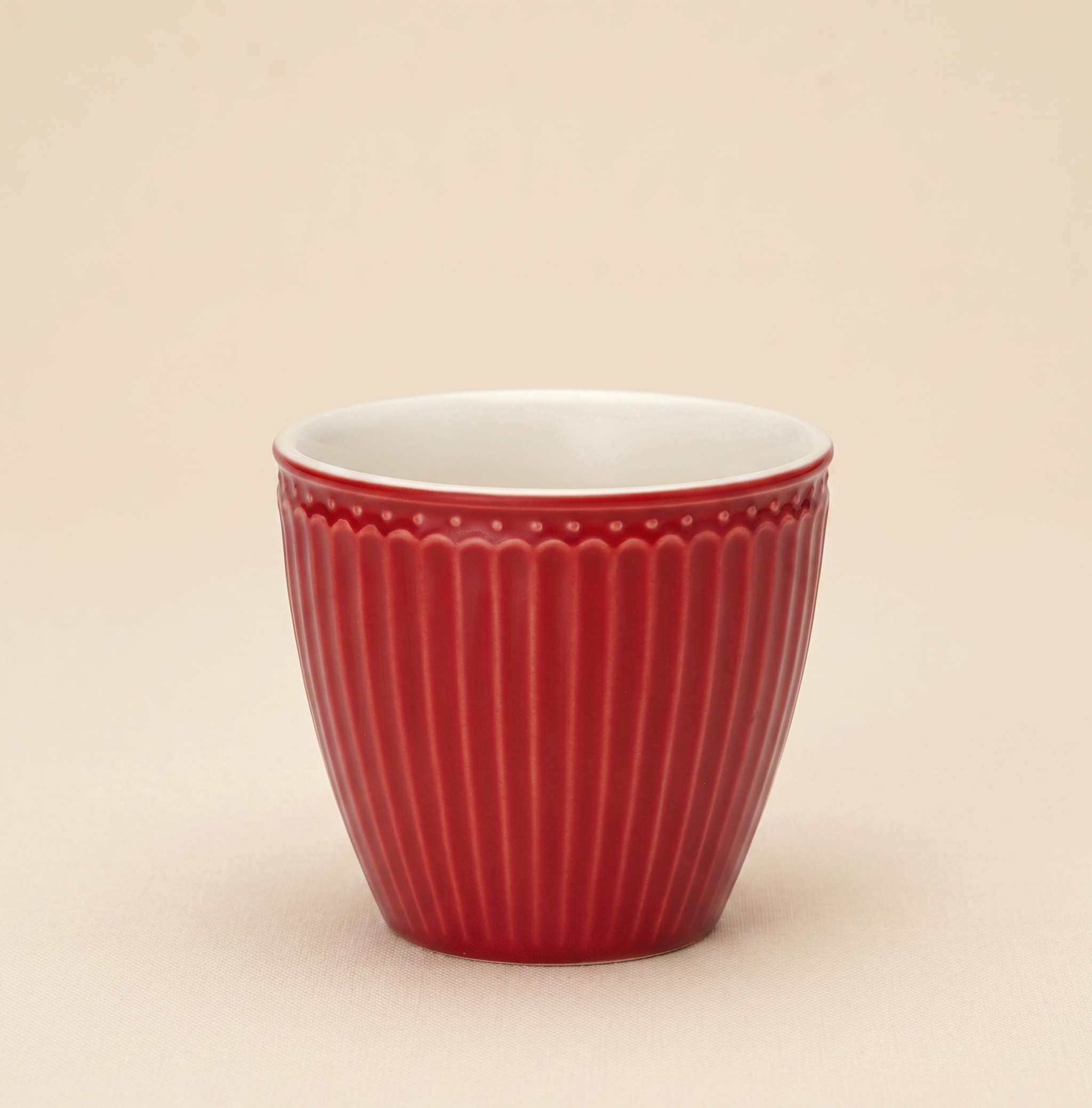 Latte cup Alice rossa