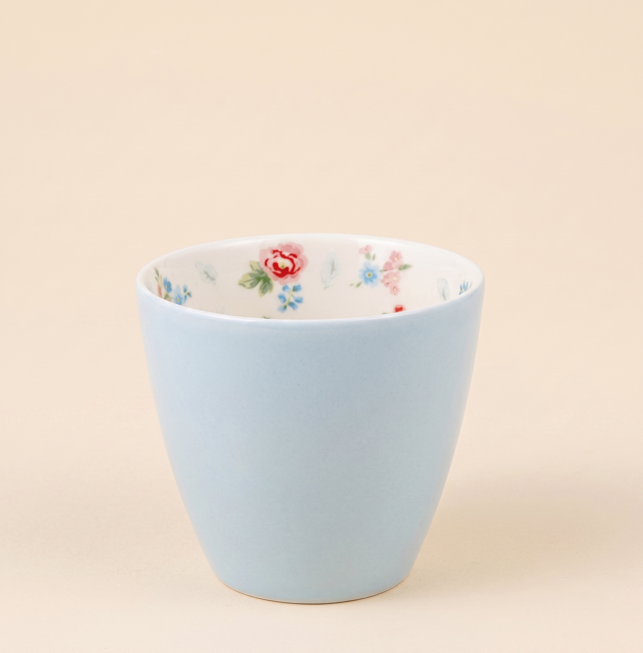 Latte cup Alma azzurra tinta unita