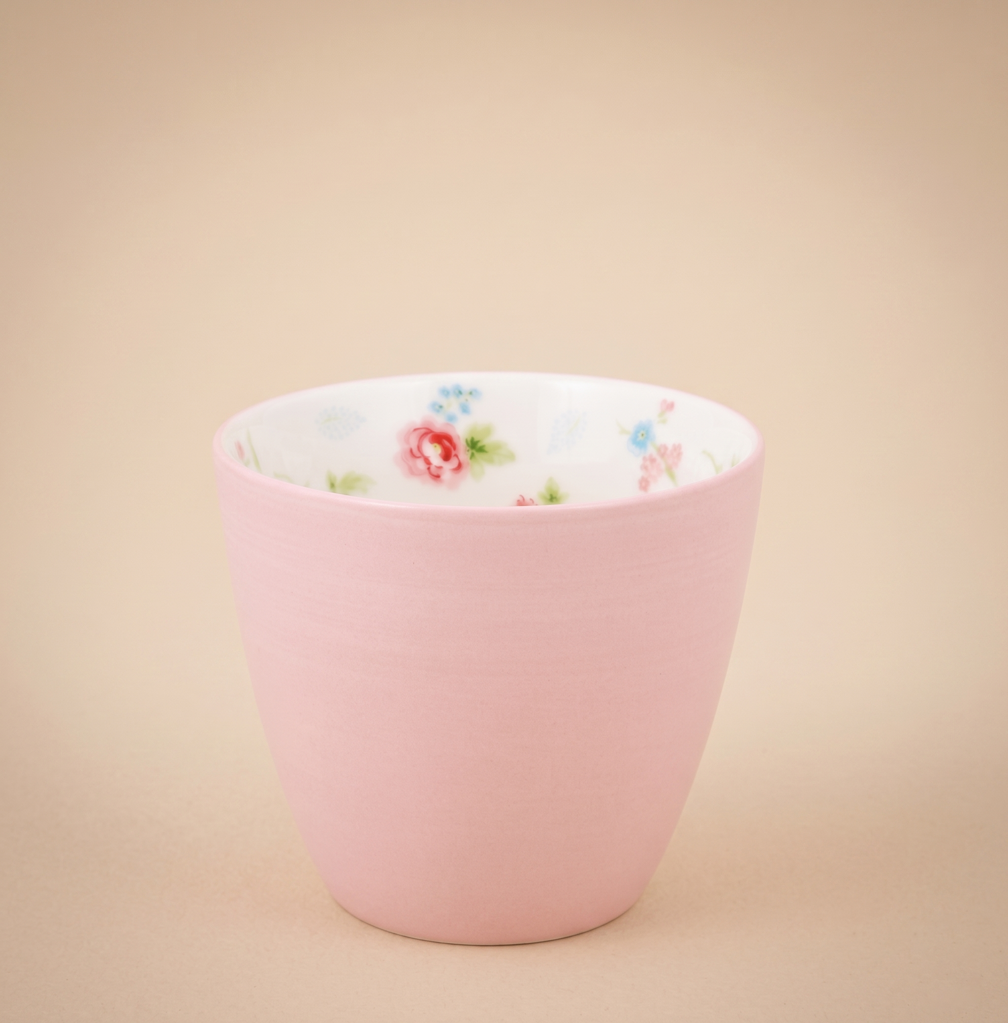 Latte cup Alma rosa tinta unita