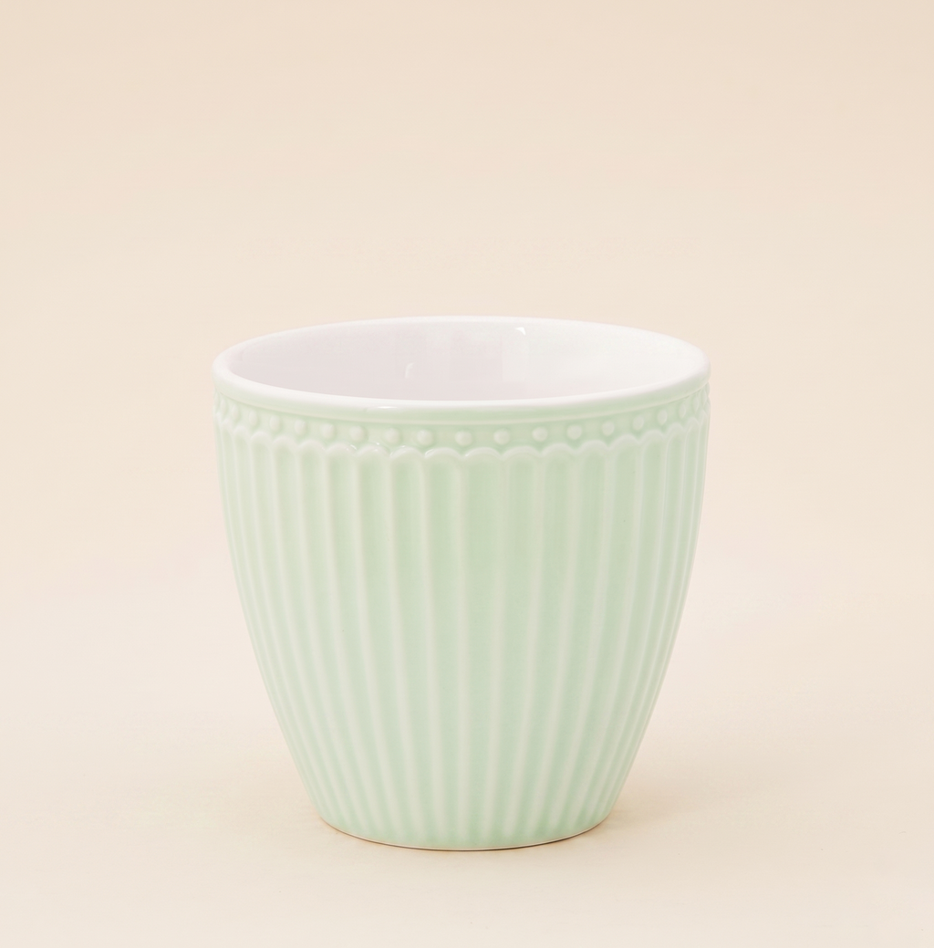 Latte cup Alice verde pastello