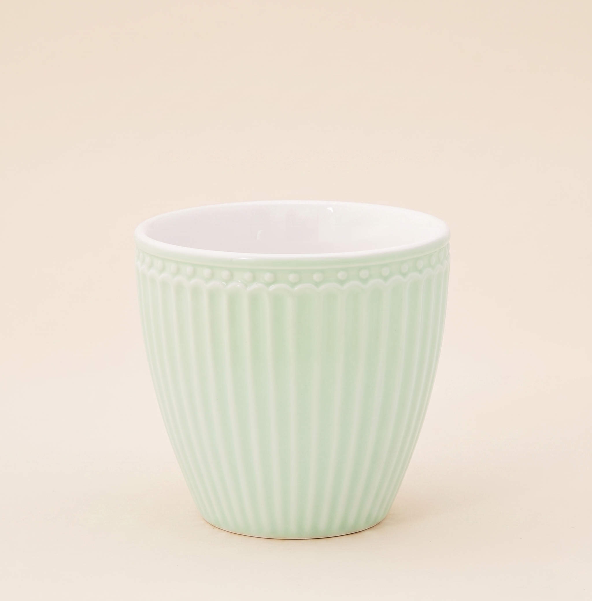 Latte cup Alice verde pastello