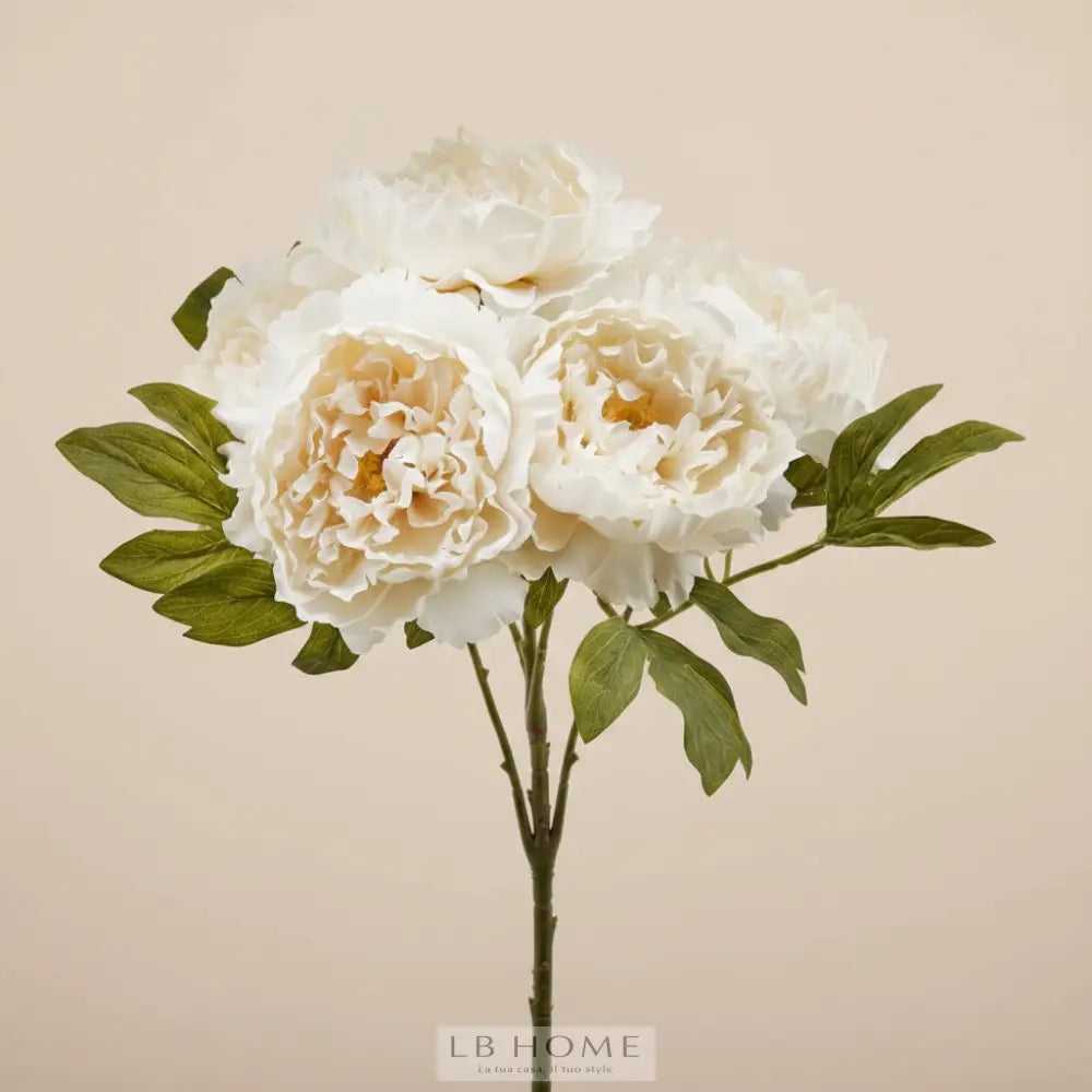 Mazzo peonie Epoque 50cm Piante e fiori artificiali