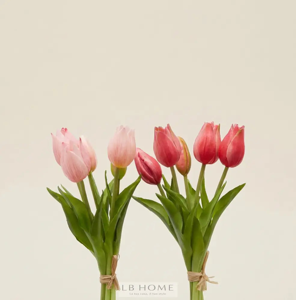 Mazzo tulipani real touch h.26 Piante e fiori artificiali