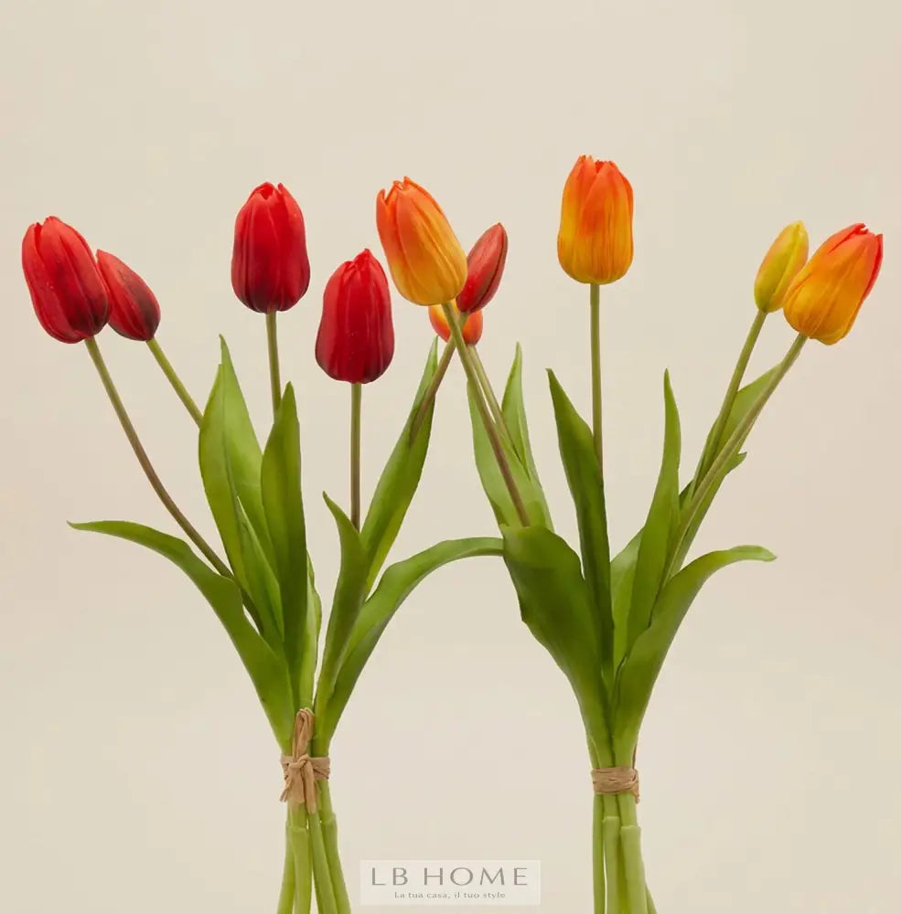 Mazzo tulipani real touch h.40 Piante e fiori artificiali