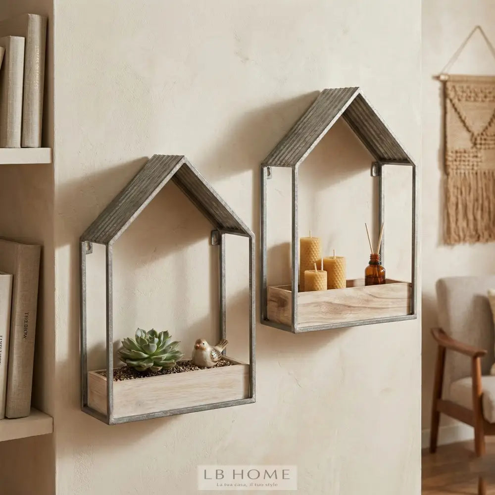 Mensola contenitore casetta Mensola