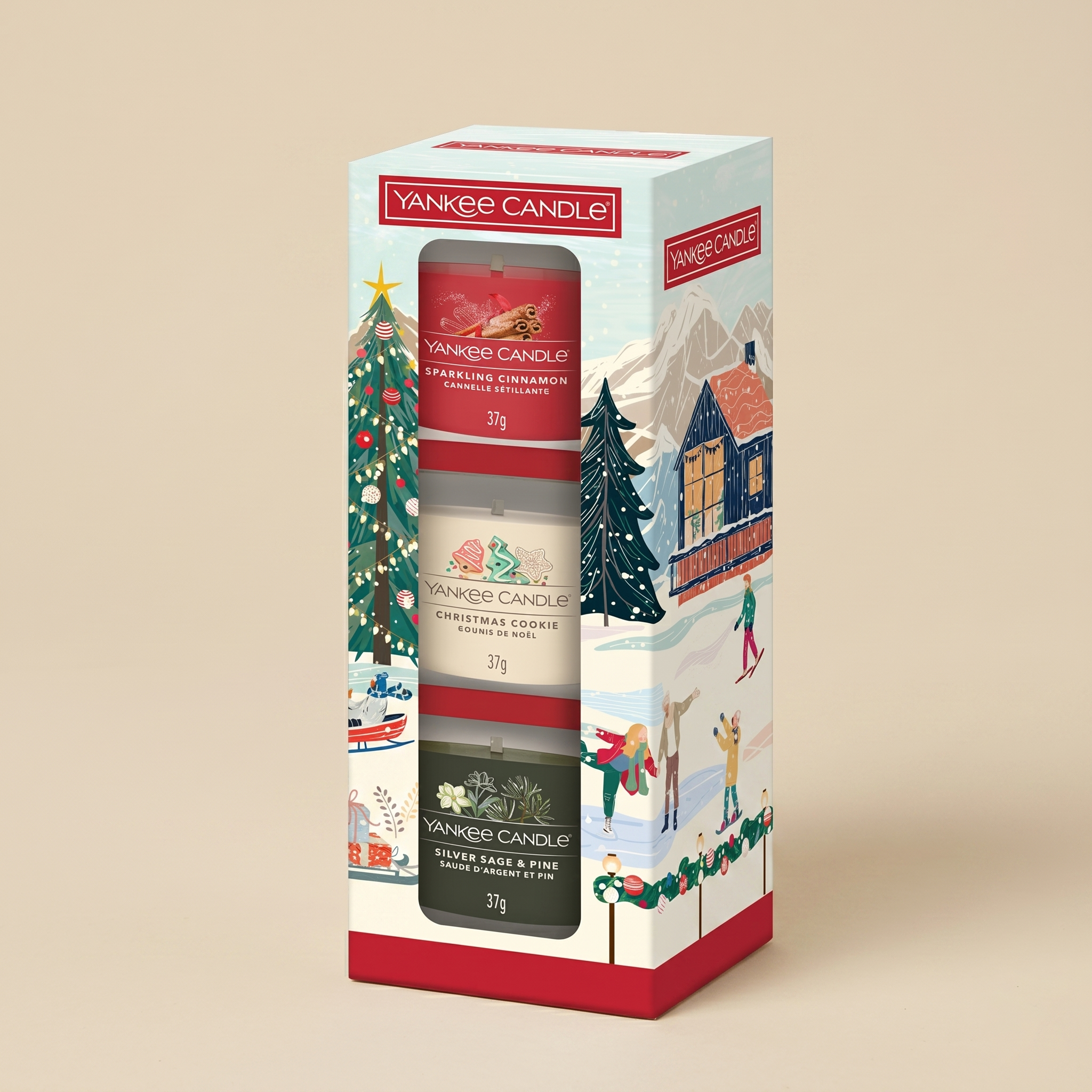 Yankee Candle Confezione regalo Christmas Classics 3 candele mini