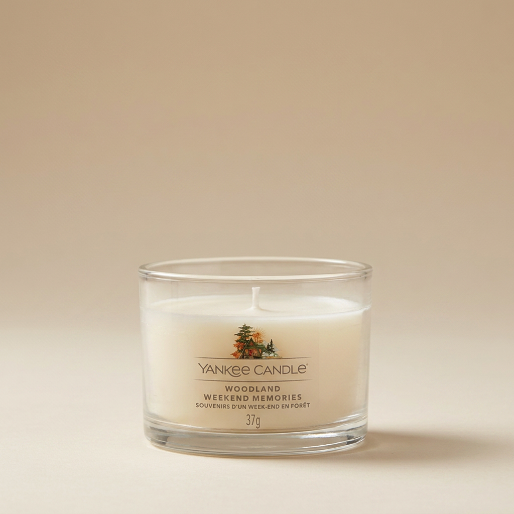 Yankee Candle candela min Woodland Weekend Memories