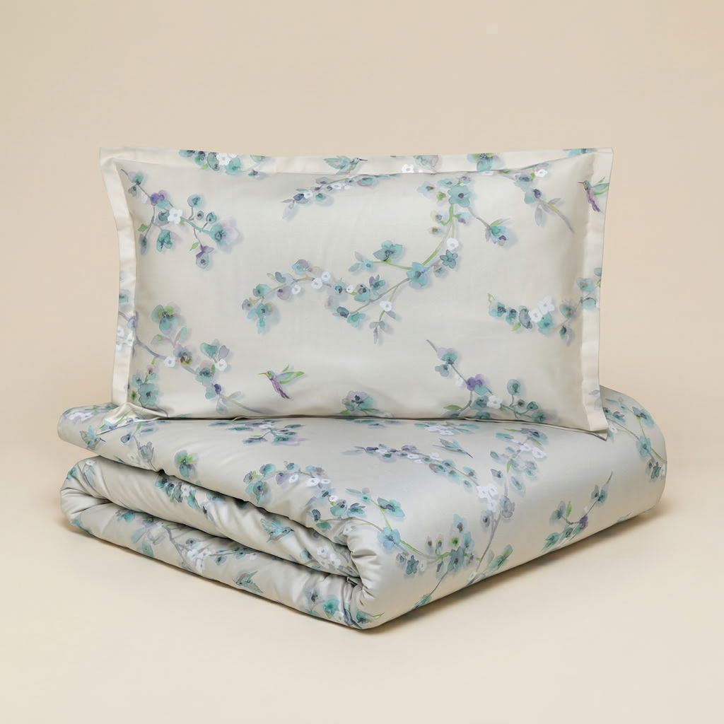 Parure Copripiumino Bloom Almond