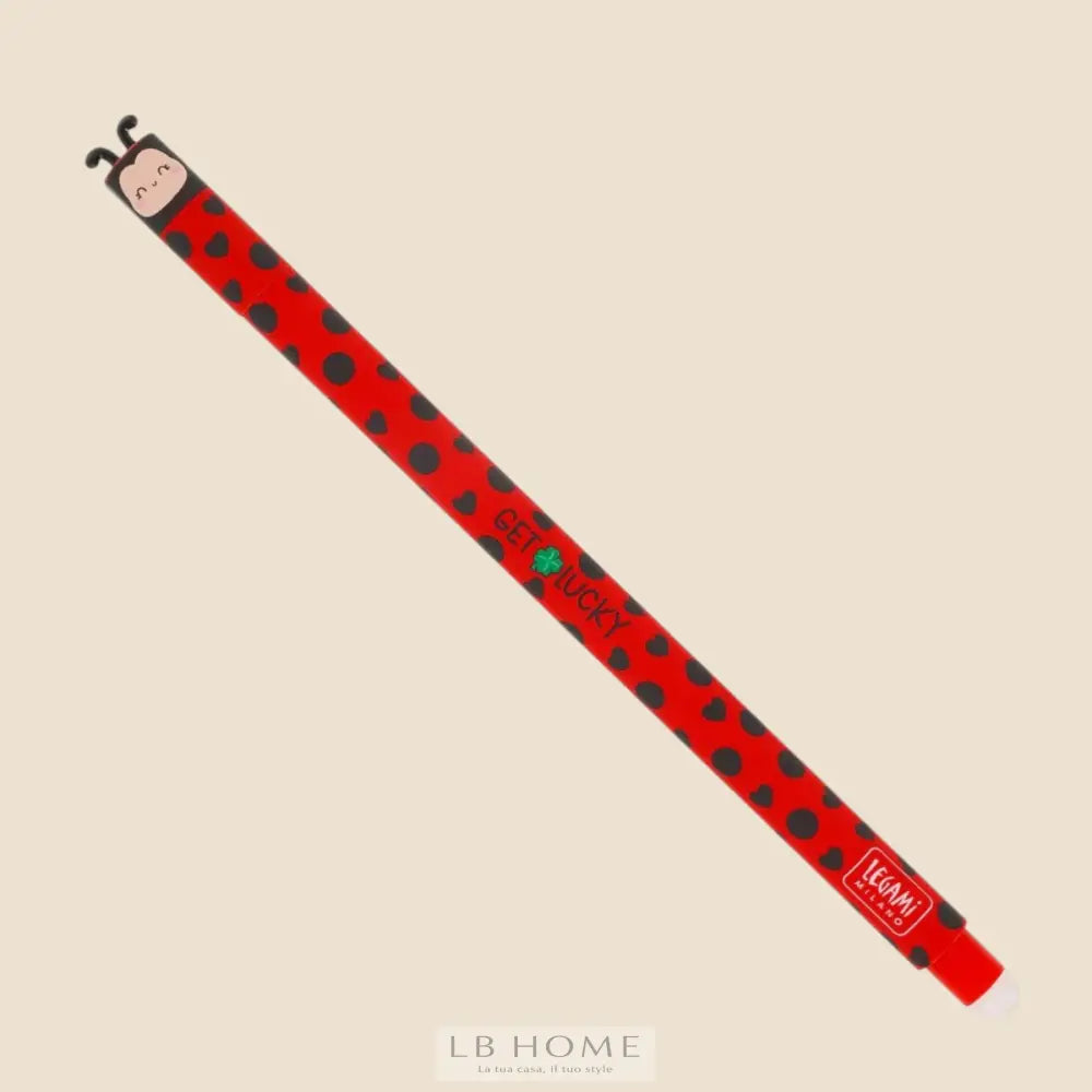 Penna Gel Cancellabile Ladybug ’Get Lucky’ - Erasable Pen Cartoleria