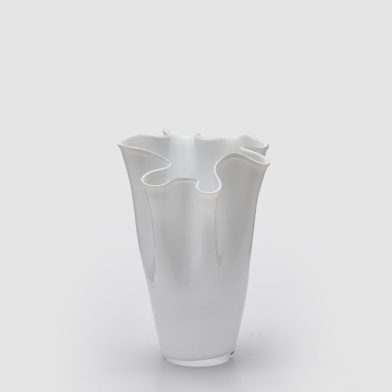 Vaso drappo h.22 Vaso vetro