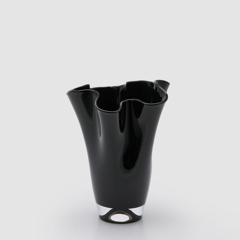 Vaso drappo h.22 Vaso vetro