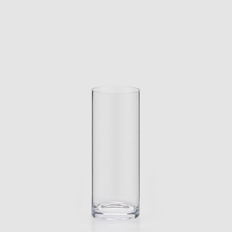 Vaso cilindrico in vetro h.40cm