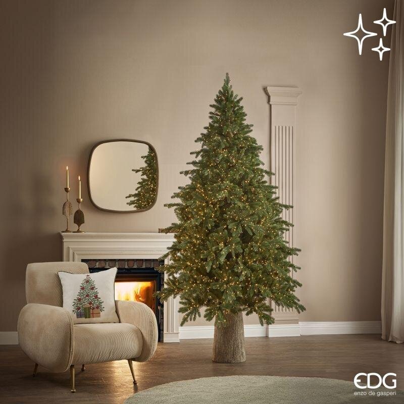 Albero di Natale Imperial NEW EDG con 2500 Mini LED h.180 cm