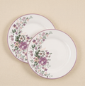 Set 2 piatti dolce Marie dusty rose