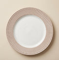 Set 2 piatti piani Alice creamy