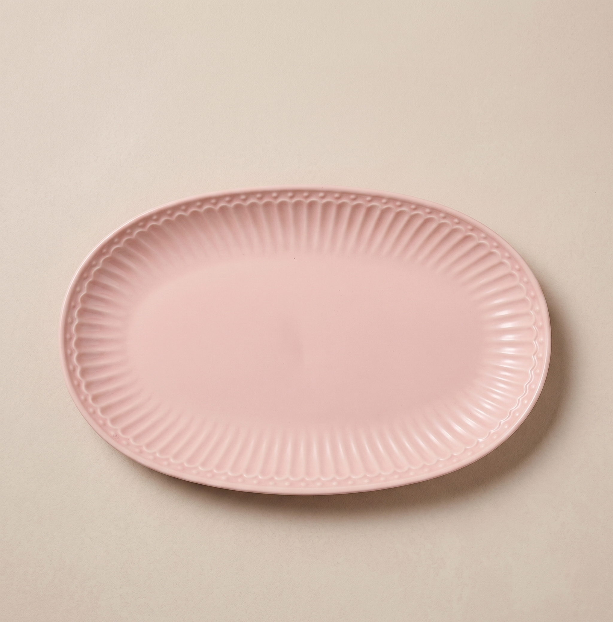 Piattino ovale Alice rosa