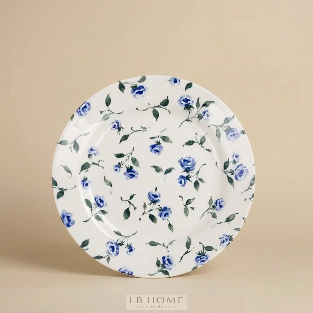Piatto dessert "Floret blu"