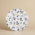 Piatto dessert "Floret blu"
