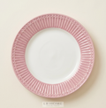 Set 2 piatti lunch Alice dusty rose