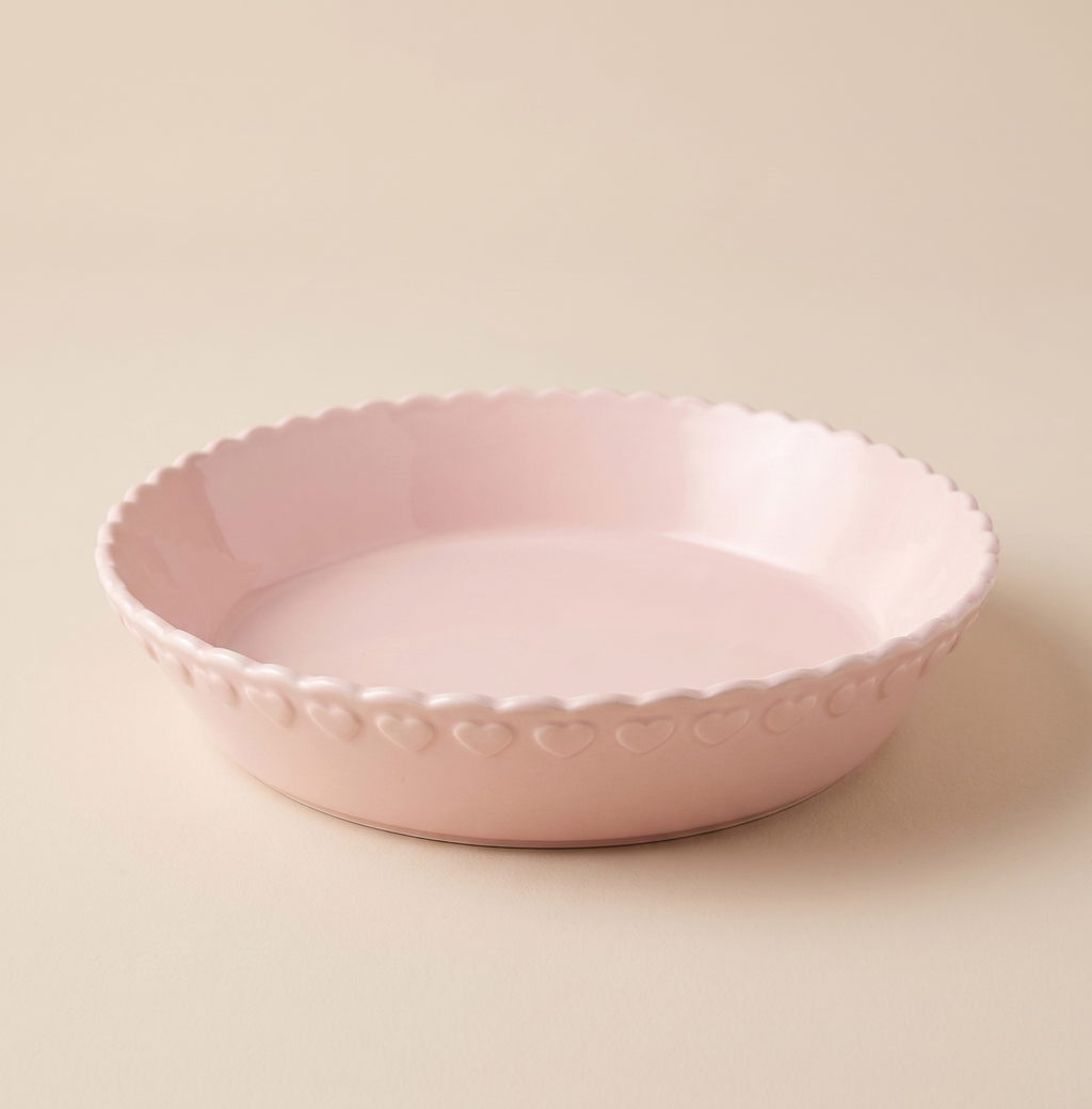 Piatto torta Penny rosa